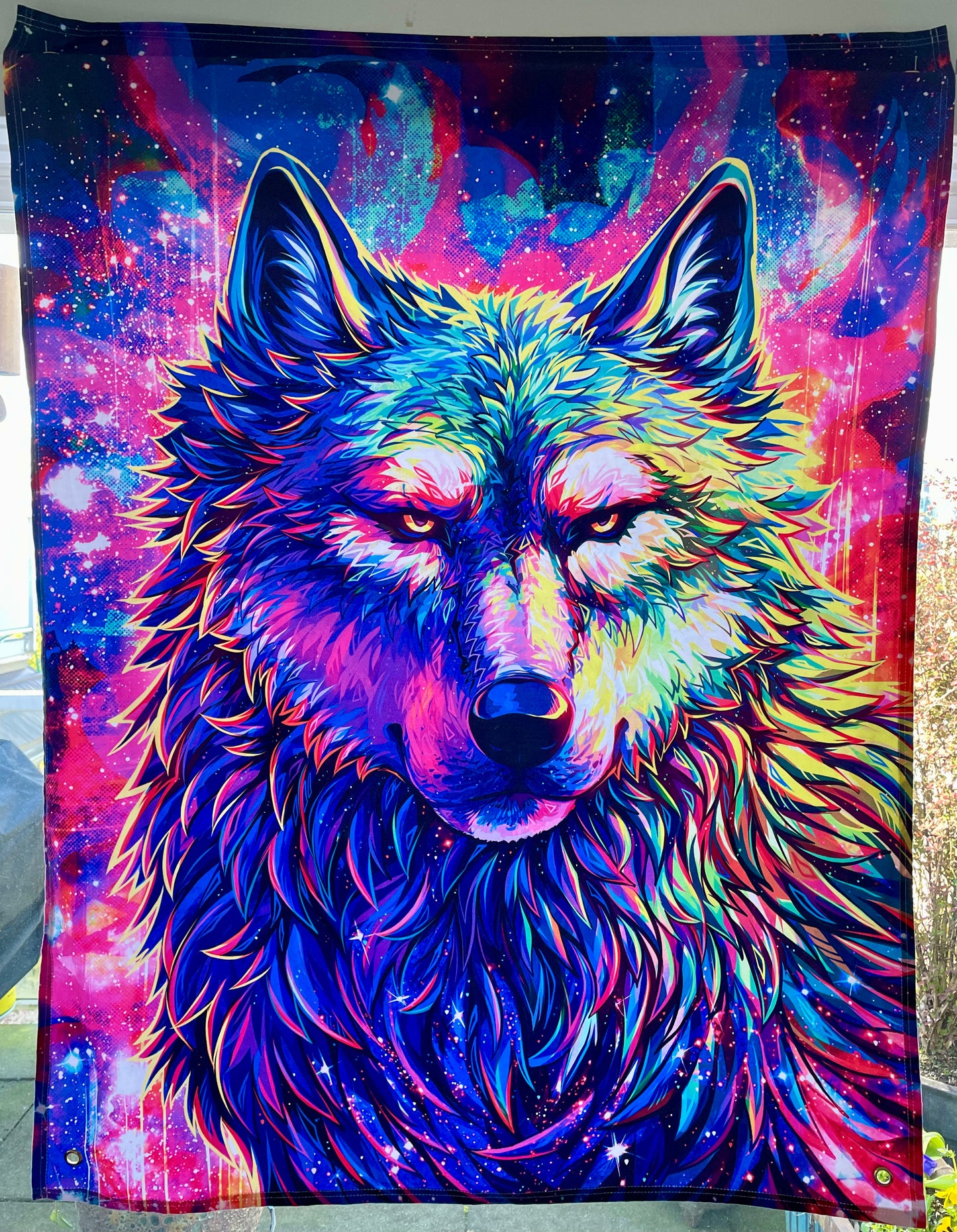 Space Wolf Tapestry