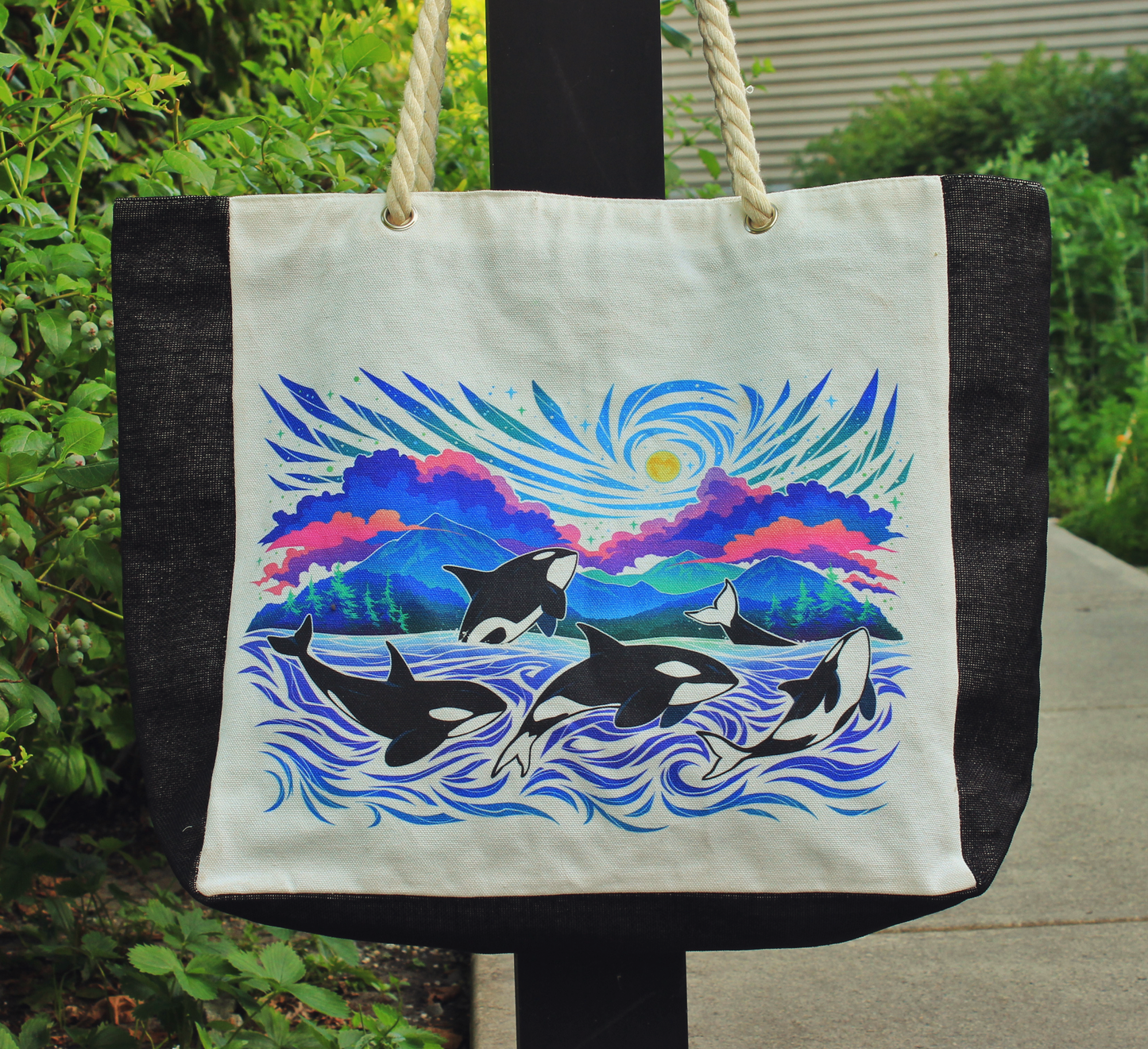 Orca Pod Beach Bag