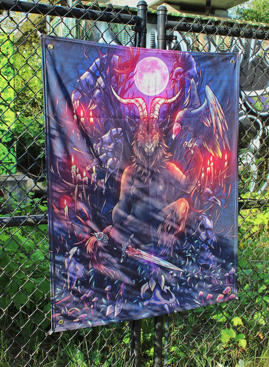 Throne Demon Tapestry