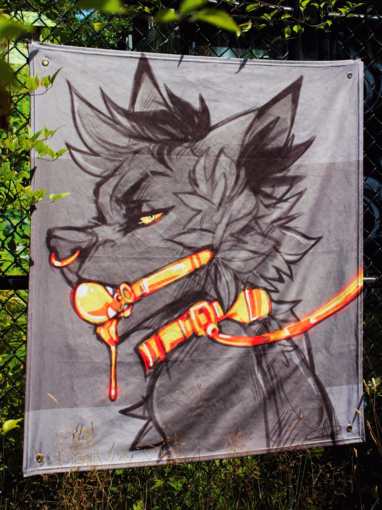 Gold Collar Tapestry