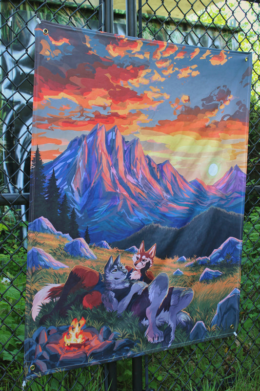 Mountain Cuddles Tapestry